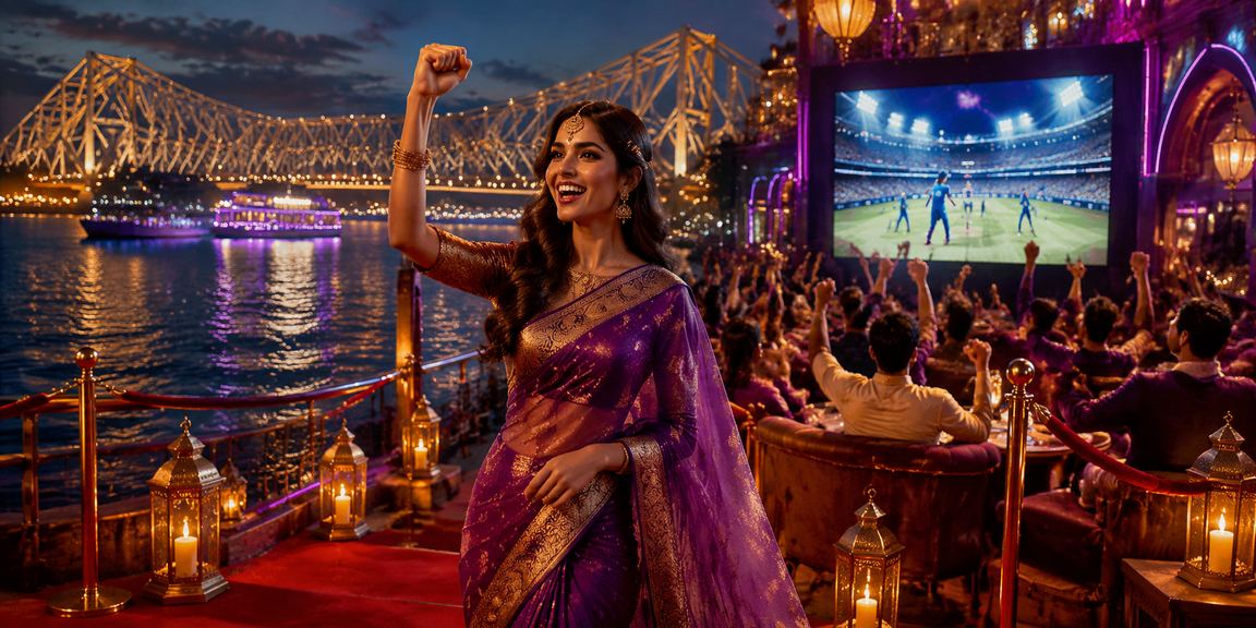 VIP player enjoying premium betting experience with luxury setting in Kolkata